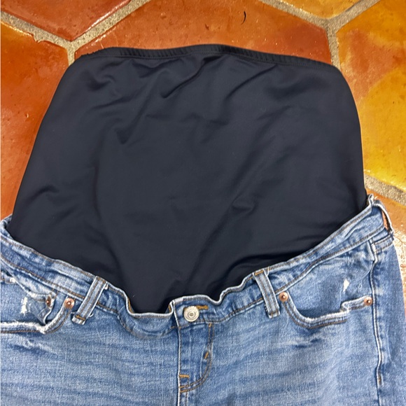 Abercrombie Maternity Ankle Straight Jeans - medium wash size 30 R - Picture 3 of 4